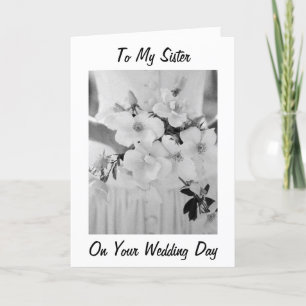 LOVE HAPPINESS / DREAMS COME TRUE SISTER WEDS CARD