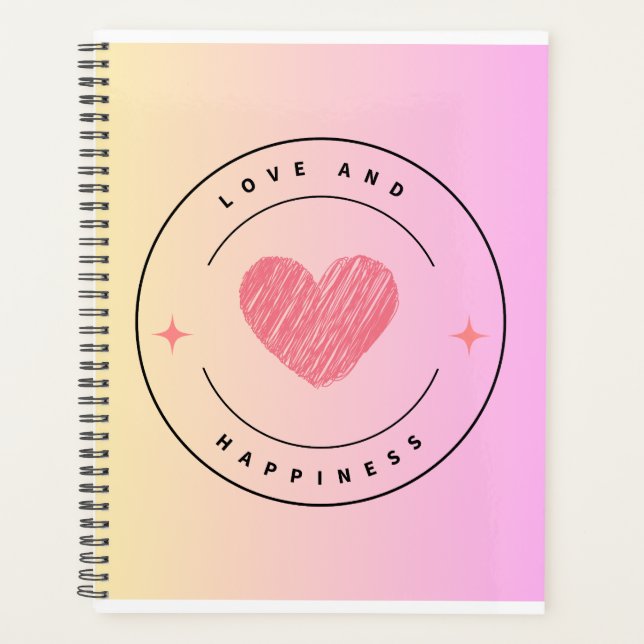 Love & Happiness Notebook (Front)