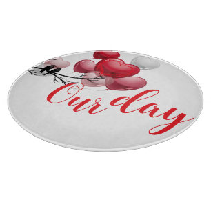 Love – Happy Valentine's Day Cutting Board