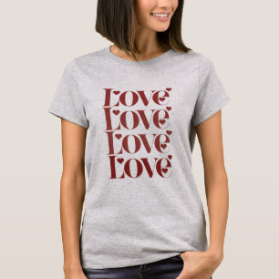 Love Happy Valentine's Day Valentine Couple T-Shirt