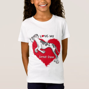 Love Harlequin Great Dane UC T-Shirt