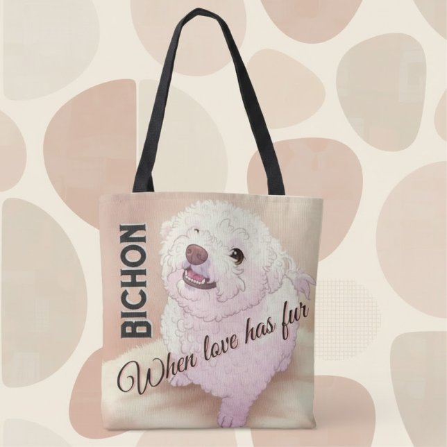 Love has Fur Bichon Tote (Creator Uploaded)