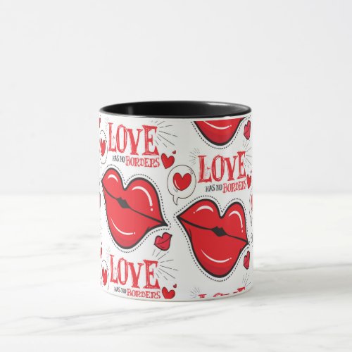 Love has no borders mug