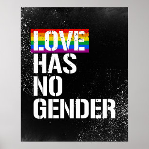 Love has no gender - - LGBTQ Rights -  -  Poster