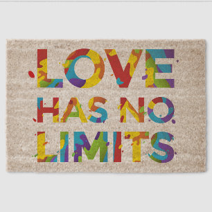 Love Has No Limits Fiber Doormat
