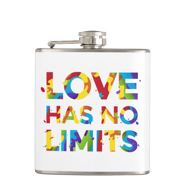 Love Has No Limits Flask (Front)