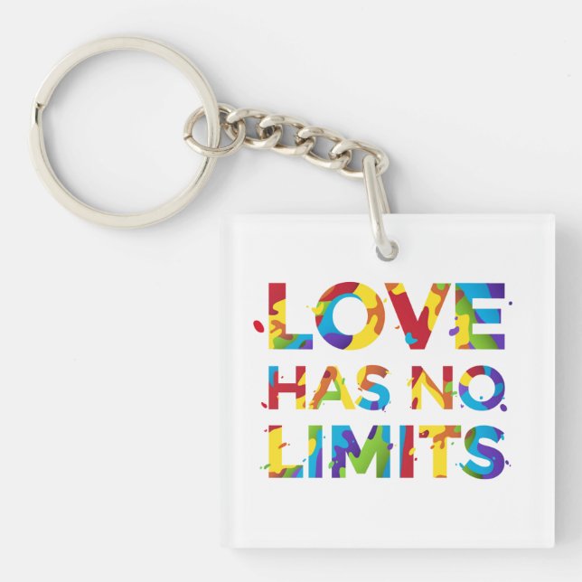 Love Has No Limits Keychain (Front)