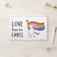 Love Has No Limits Unicorn HP Laptop Skin