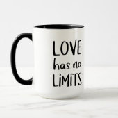 Love Has No Limits Unicorn Mug (Left)