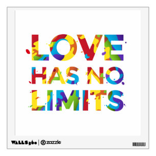 Love Has No Limits Wall Decal