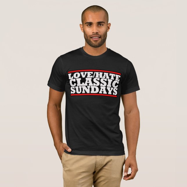 LOVE/HATE CLASSIC SUNDAYS Logo Tee (Front Full)