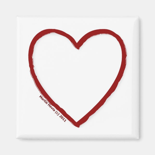 Love & Hate Magnet Template (Front)