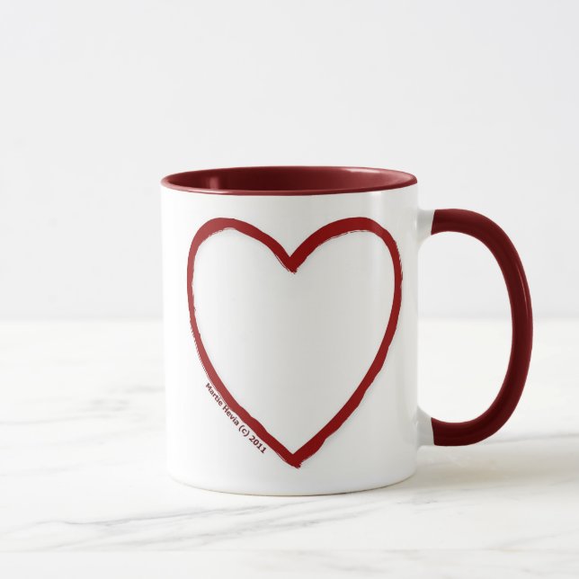 Love & Hate Ringer Mug Template (Right)