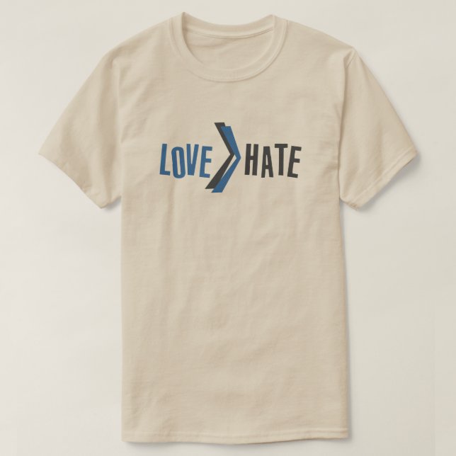 Love Hate T shirt Collection (Design Front)