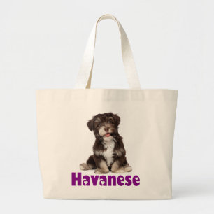 Love Havanese Puppy Dog Tote Bag
