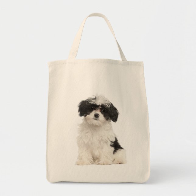 Love Havanese Puppy Dog Tote Bag (Front)