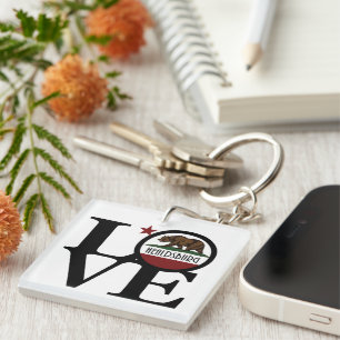 LOVE Healdsburg California  Keychain
