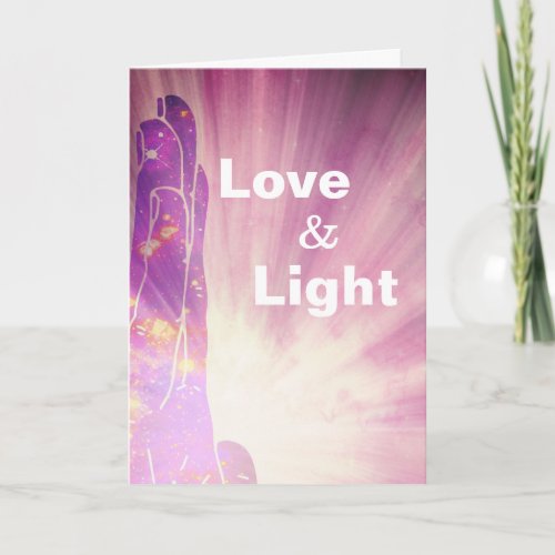*~* Love Healer Rays Healing Hand Lightworker Card