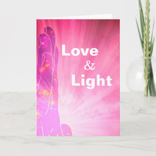 *~* Love Healer Rays Healing Hand Lightworker Card