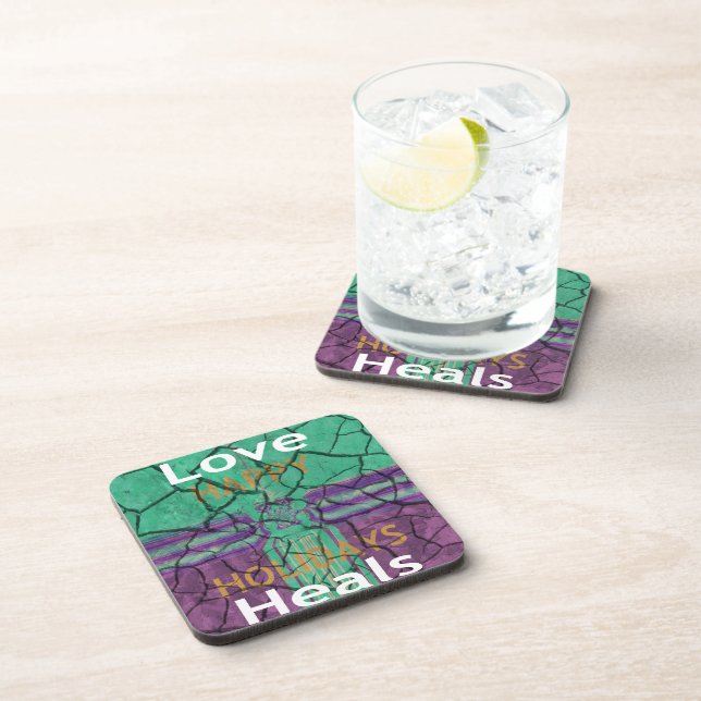 Love Heals Drink Coaster (Right Side)