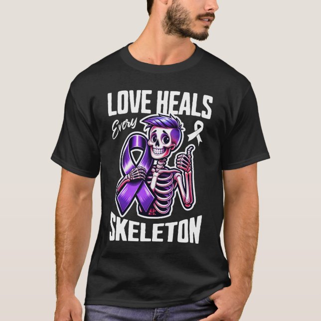 Love Heals Every Skeleton T-Shirt (Front)