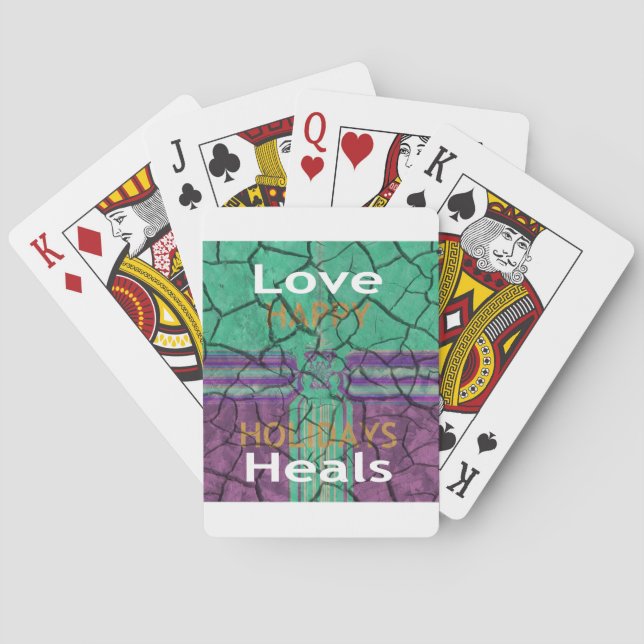 Love Heals Poker Cards (Back)