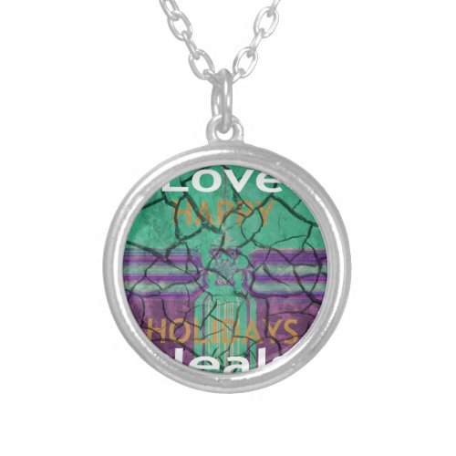 Love Heals Silver Plated Necklace