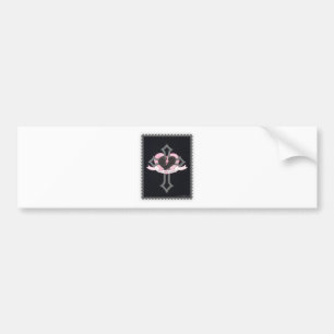 Love Heals Surely - Stamp Effect Bumper Sticker