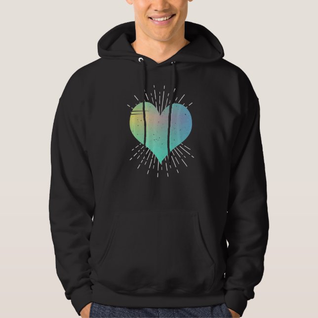 Love Heart  3 Hoodie (Front)