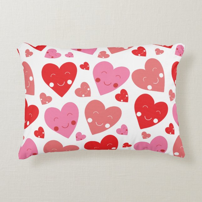 Love Heart  Accent Pillow (Front)