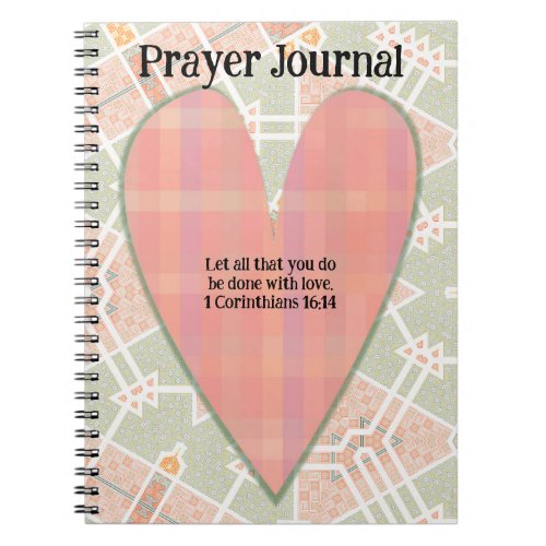 Love Heart Art Faith Prayer Journal