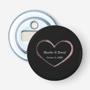 Love Heart Attractive Charming Wedding Bottle Opener