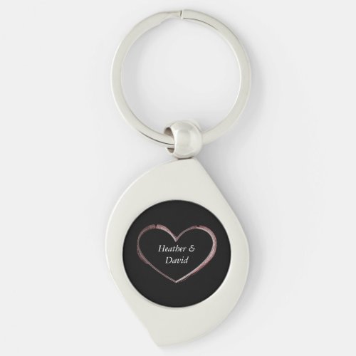 Love Heart Attractive Charming Wedding Keychain