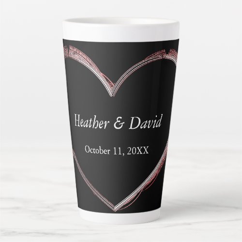 Love Heart Attractive Charming Wedding Latte Mug