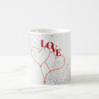 Love Heart Balloons Coffee Mug