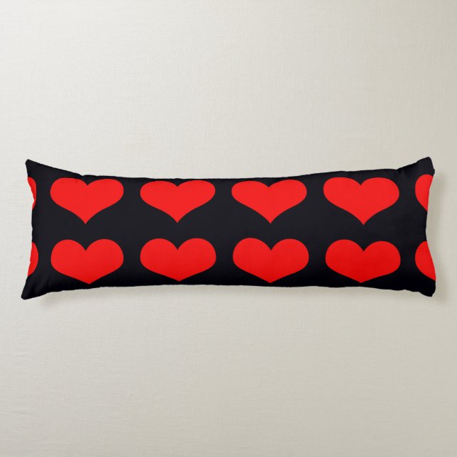 Love heart body pillows. pillow (Front)