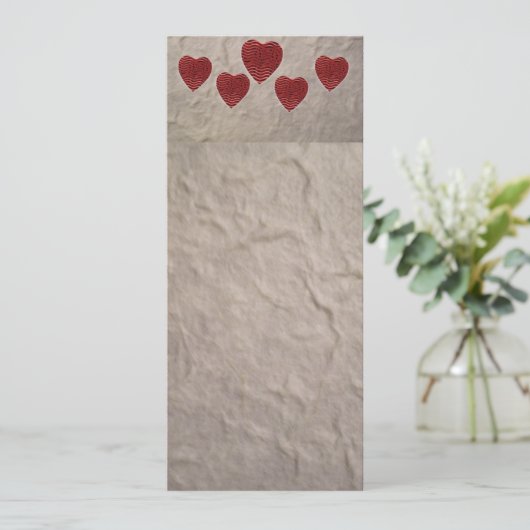 Love Heart Bookmark (Standing Front)