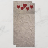 Love Heart Bookmark (Front/Back)