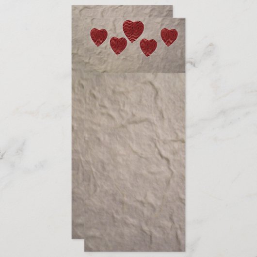Love Heart Bookmark (Front/Back)