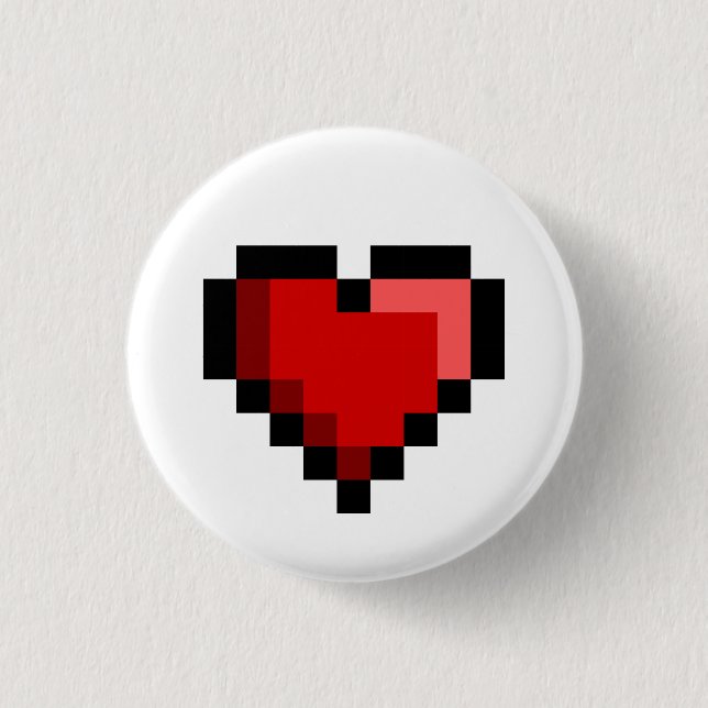 Love Heart Button (Front)