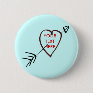 LOVE HEART BUTTON - Customized