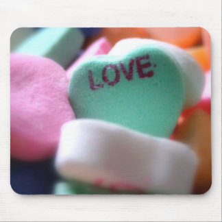 Love Heart Candy Mouse Pad