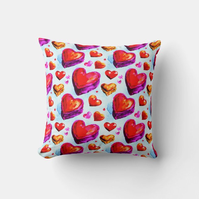 Love Heart Candy Pillow Valentine's Day Sweets (Front)