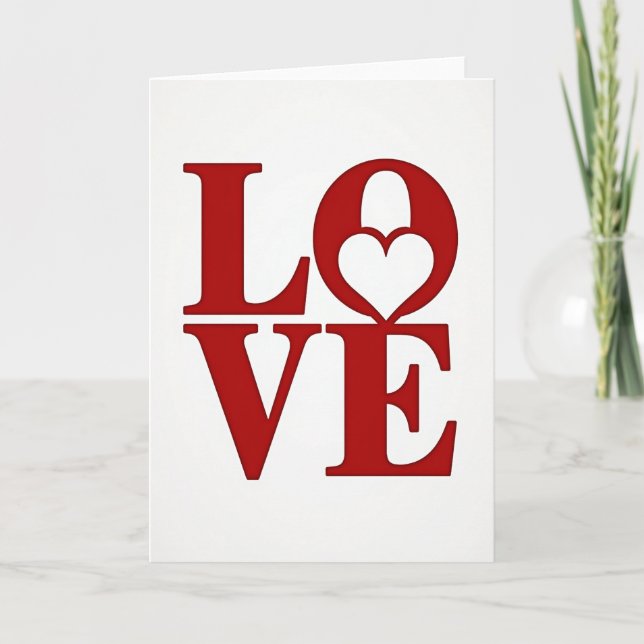 Love Heart Card (Front)