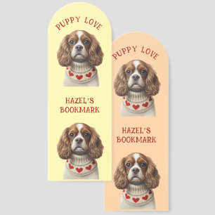 LOVE HEART CAVALIER BOOKMARKS