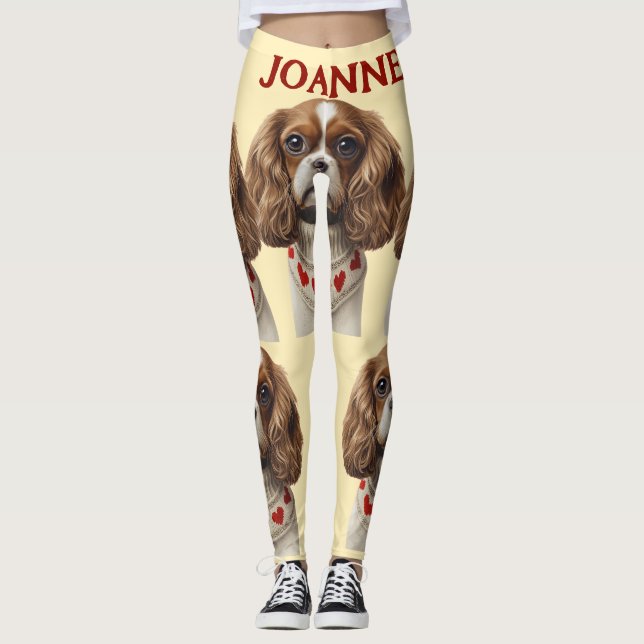 Love Heart cavalier Leggings (Front)