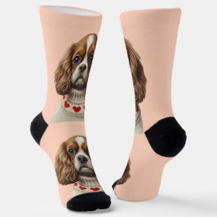 Love Heart cavalier Socks