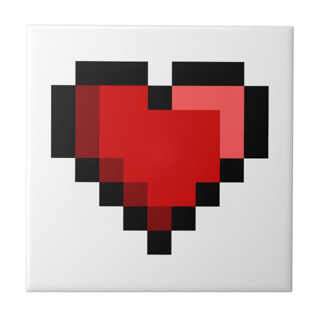 Love Heart Ceramic Tile (Front)