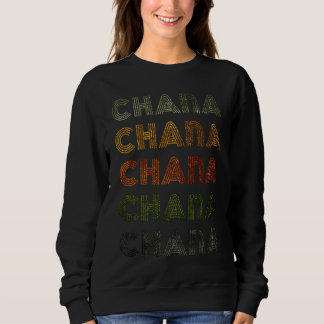 Love Heart Chana GrungeVintage Style Black Chana Sweatshirt