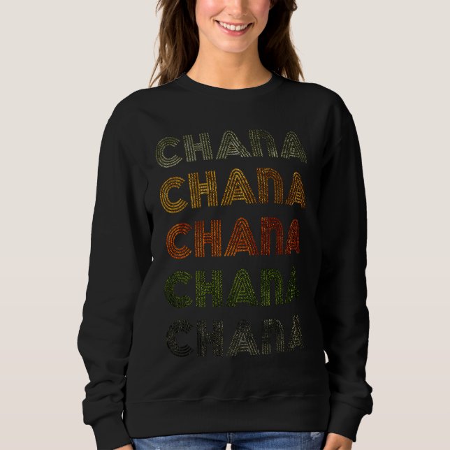 Love Heart Chana GrungeVintage Style Black Chana Sweatshirt (Front)